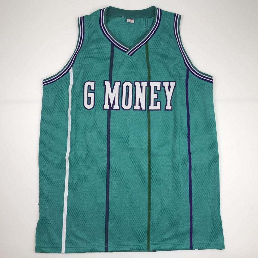 autographed-signed-glen-rice-charlotte-teal-basketball-jersey-psa-dna-coa