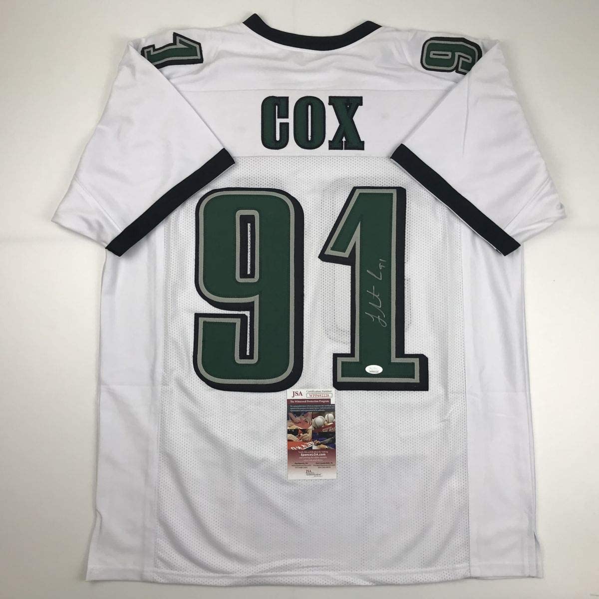 autographed-signed-fletcher-cox-philadelphia-white-football-jersey-jsa-coa