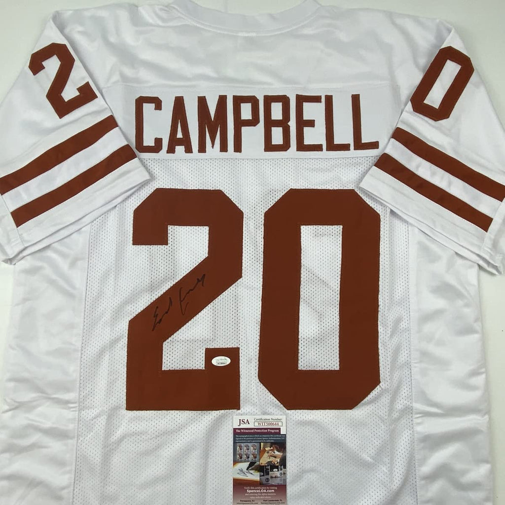 autographed-signed-earl-campbell-texas-white-college-football-jersey-jsa-coa