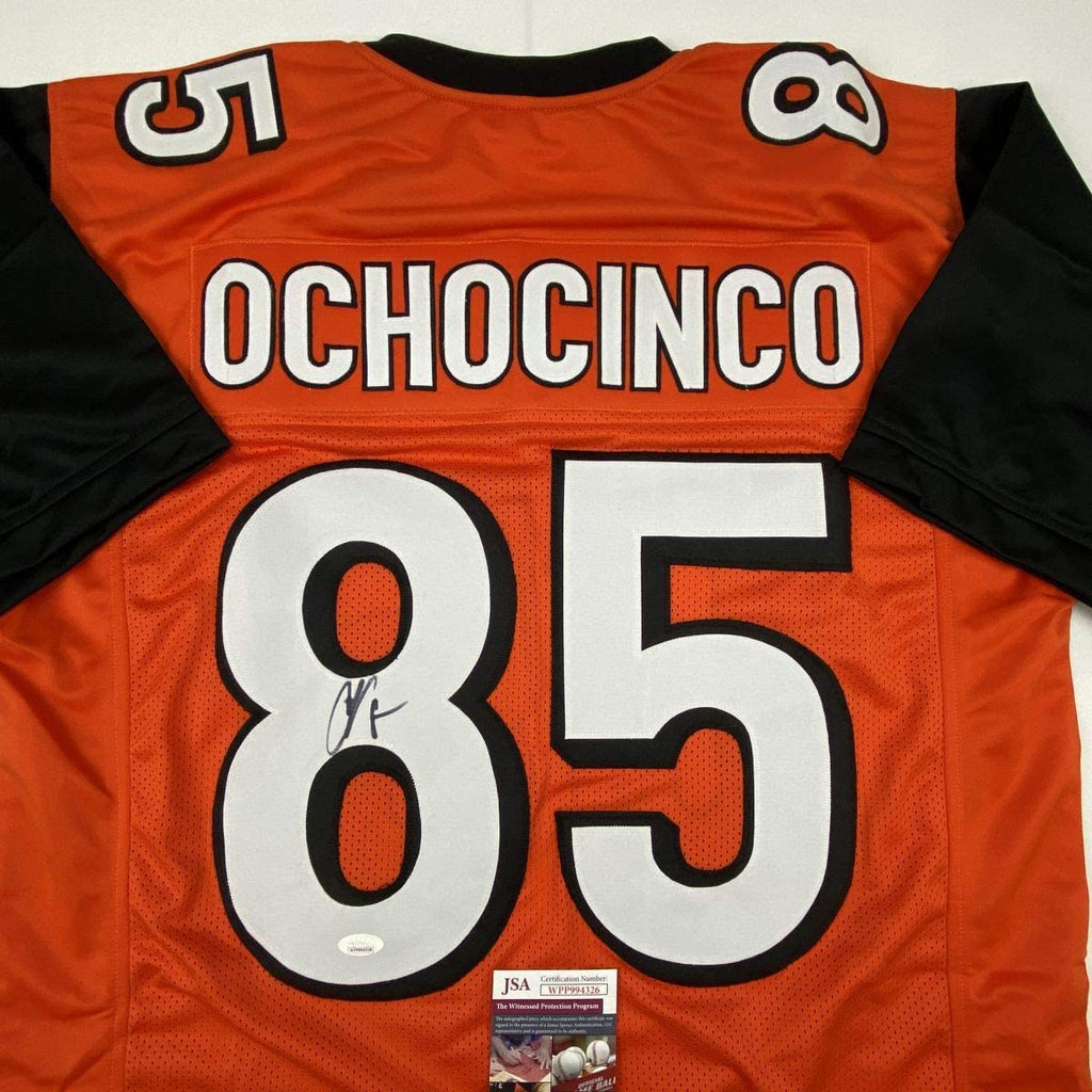 autographed-signed-chad-ochocinco-johnson-cincinnati-orange-football-jersey-jsa-coa