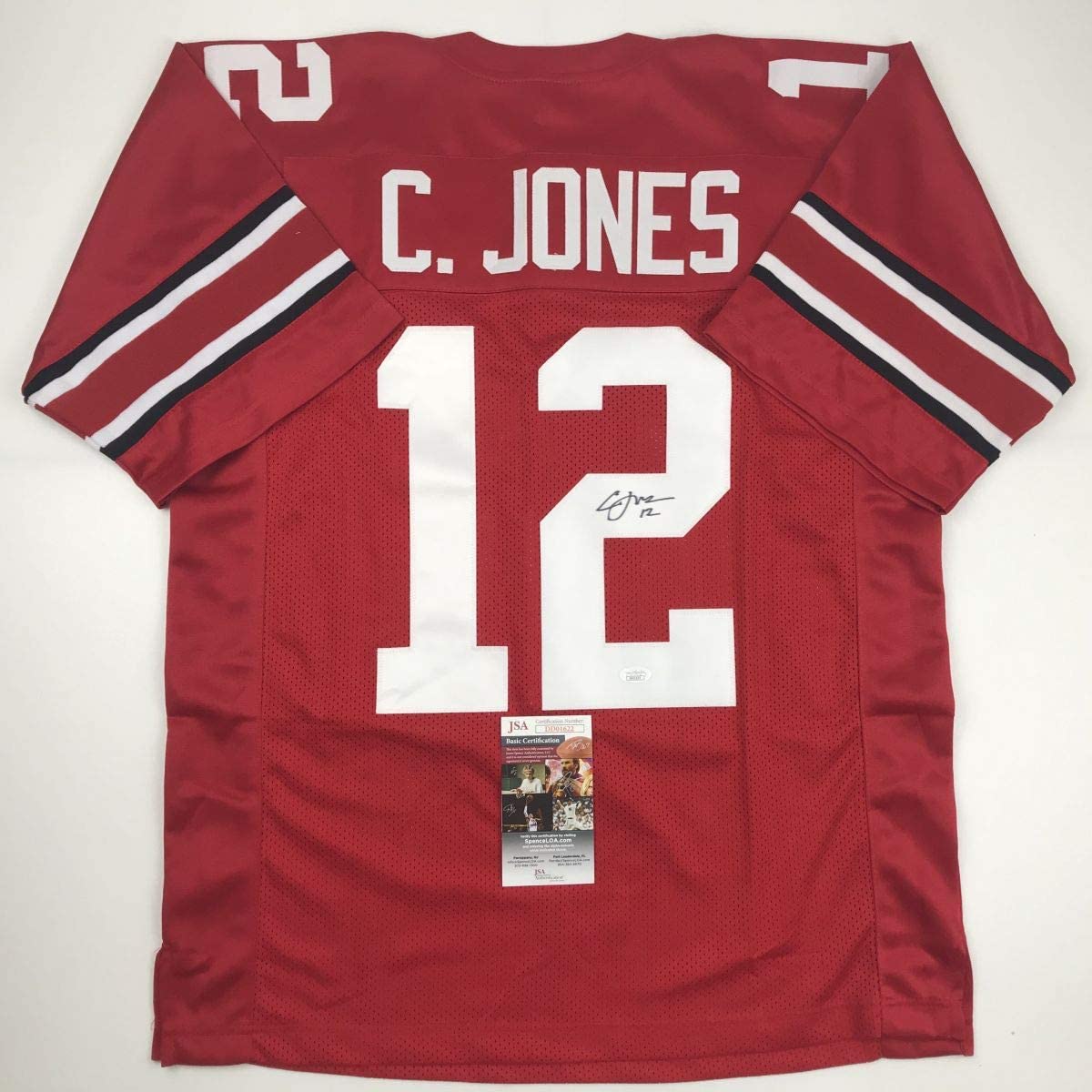 autographed-signed-cardale-jones-ohio-state-red-college-football-jersey-jsa-coa