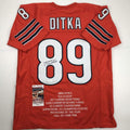 autographed-signed-mike-ditka-chicago-orange-stat-football-jersey-jsa-coa