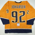 autographed-signed-ryan-johansen-nashville-yellow-hockey-jersey-psa-dna-coa