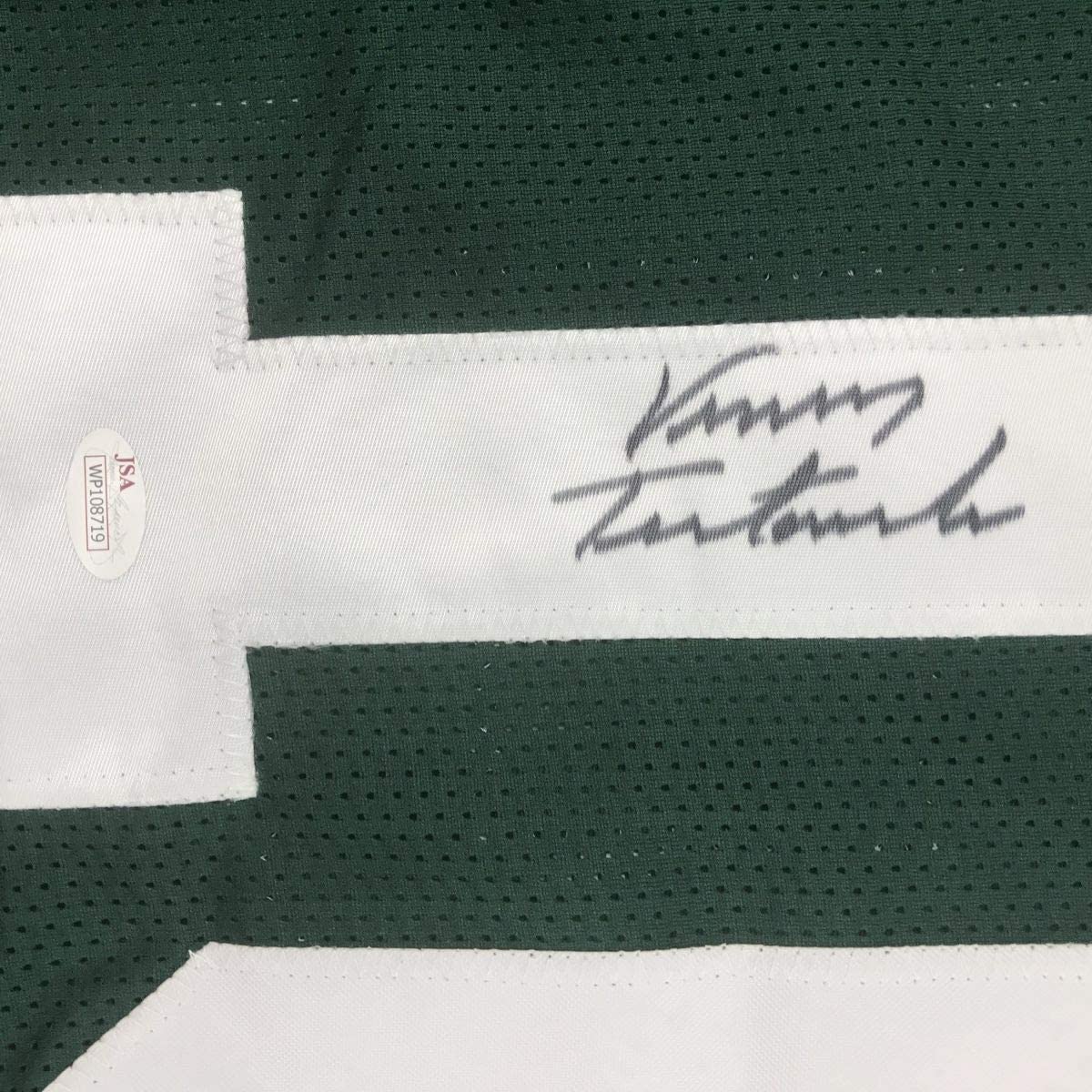 autographed-signed-vinny-testaverde-new-york-green-football-jersey-jsa-coa