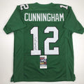 autographed-signed-randall-cunningham-philadelphia-green-football-jersey-jsa-coa