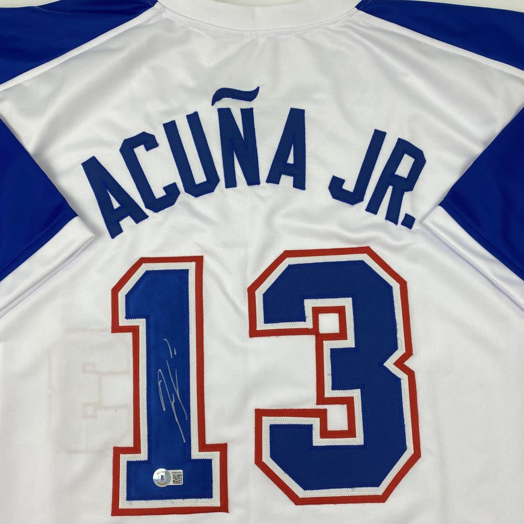 autographed-signed-ronald-acuna-jr-atlanta-white-retro-baseball-jersey-beckett-bas-coa
