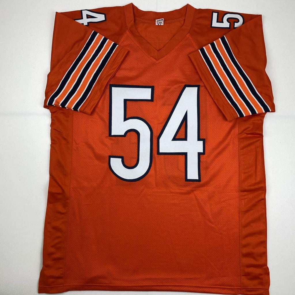 autographed-signed-brian-urlacher-chicago-orange-football-jersey-beckett-bas-coa