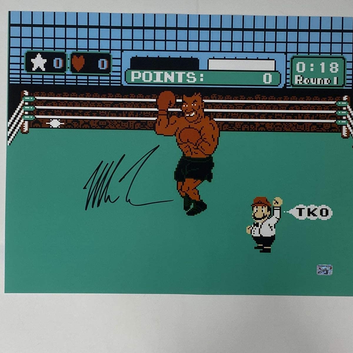 autographed-signed-mike-tyson-punchout-nintendo-video-game-boxing-16x20-photo-athlete-hologram-coa