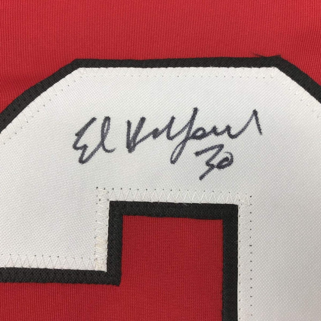 autographed-signed-ed-belfour-chicago-red-hockey-jersey-jsa-coa