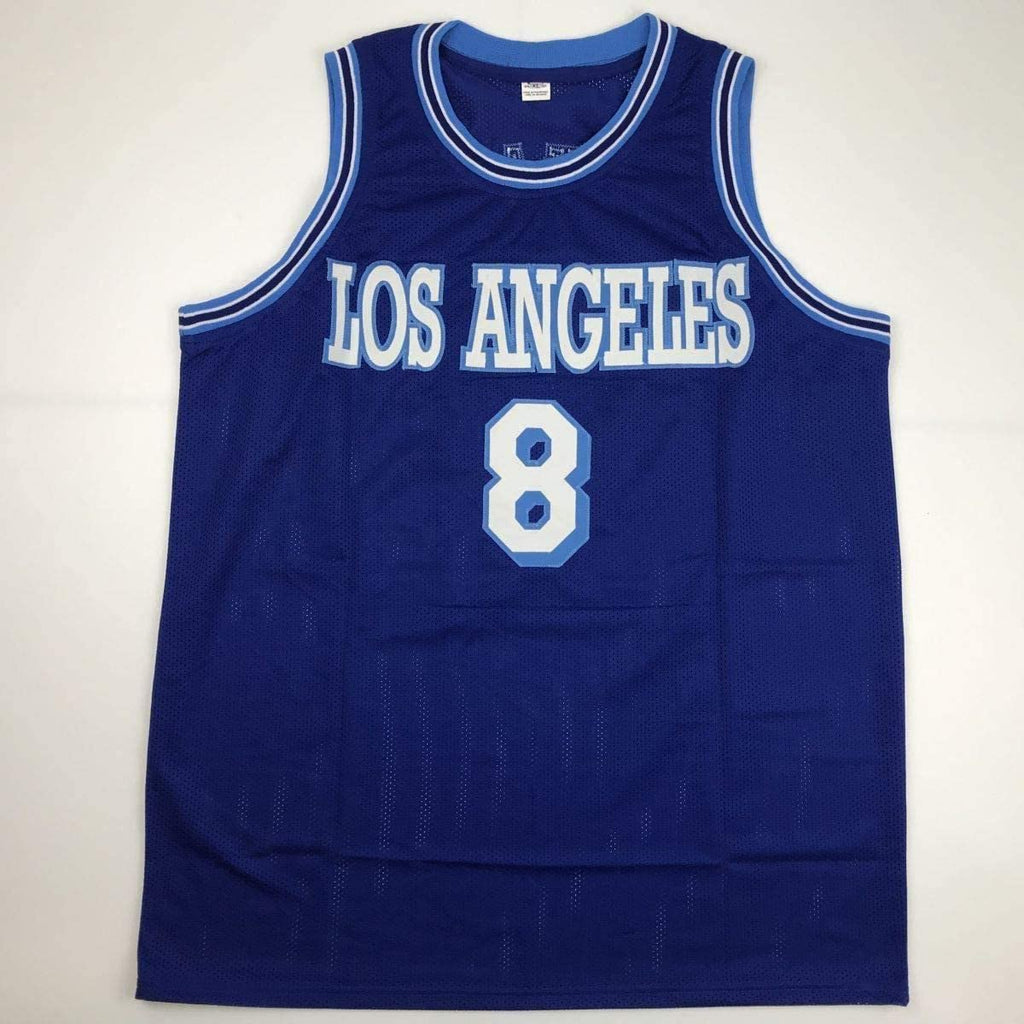 autographed-signed-kobe-bryant-8-los-angeles-la-blue-retro-basketball-jersey-psa-dna-coa