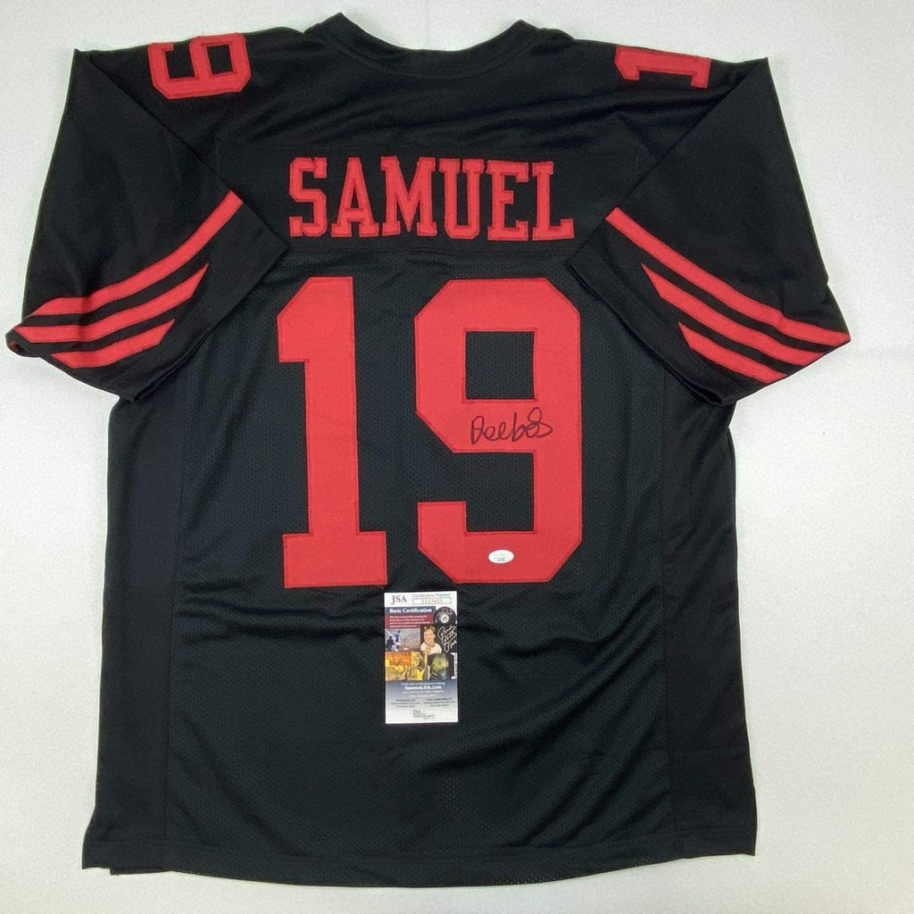 autographed-signed-deebo-samuel-san-francisco-black-football-jersey-jsa-coa