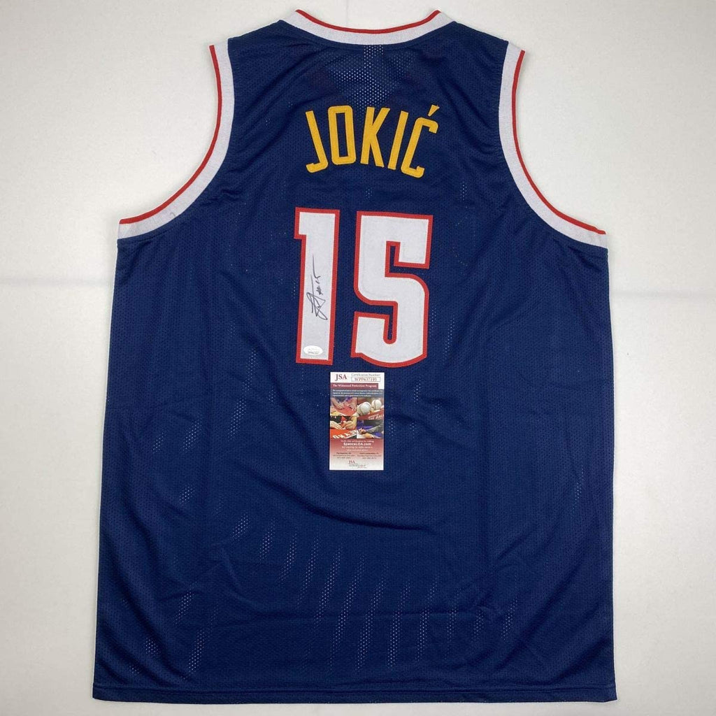 autographed-signed-nikola-jokic-denver-dark-blue-basketball-jersey-jsa-coa