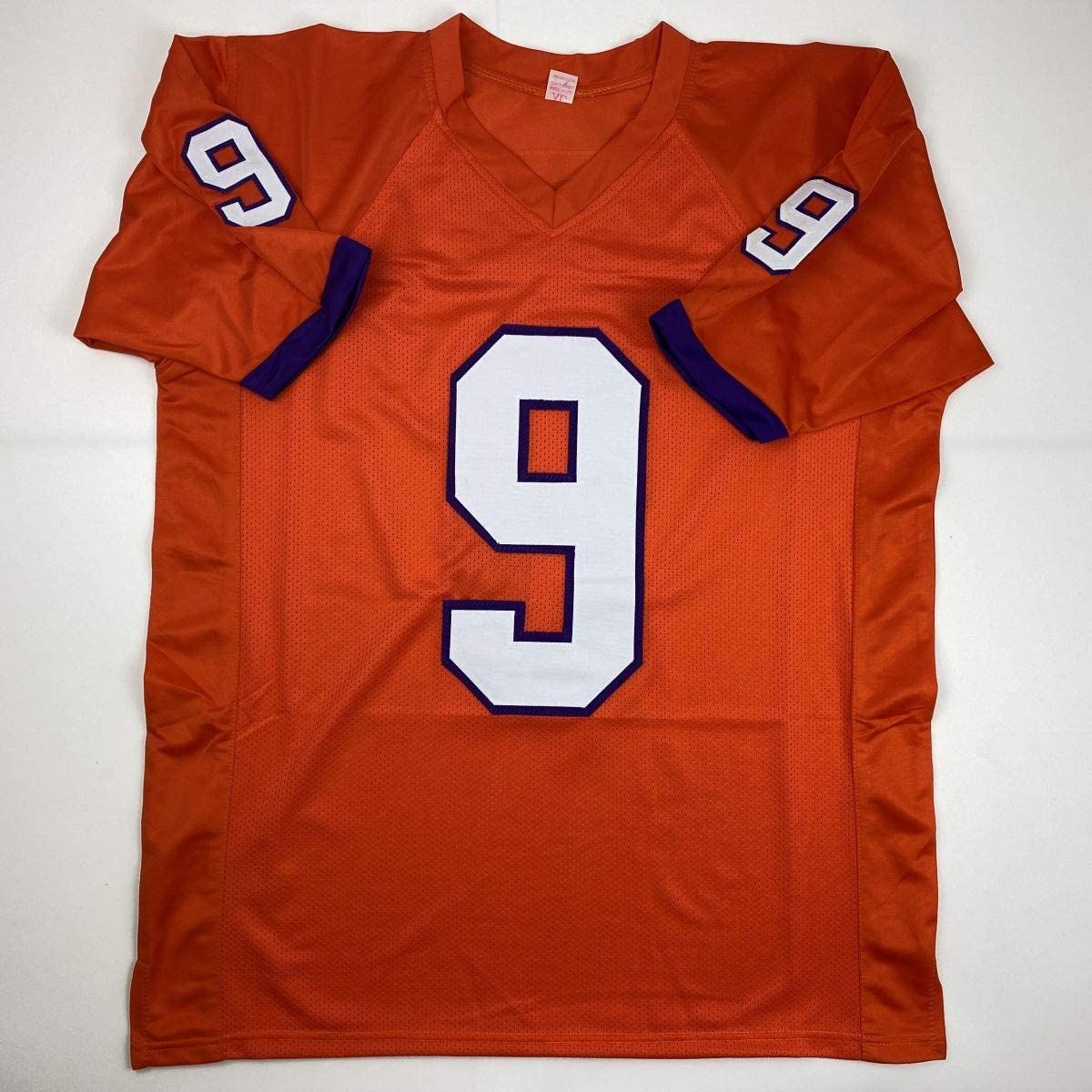 autographed-signed-travis-etienne-jr-clemson-orange-college-football-jersey-jsa-coa