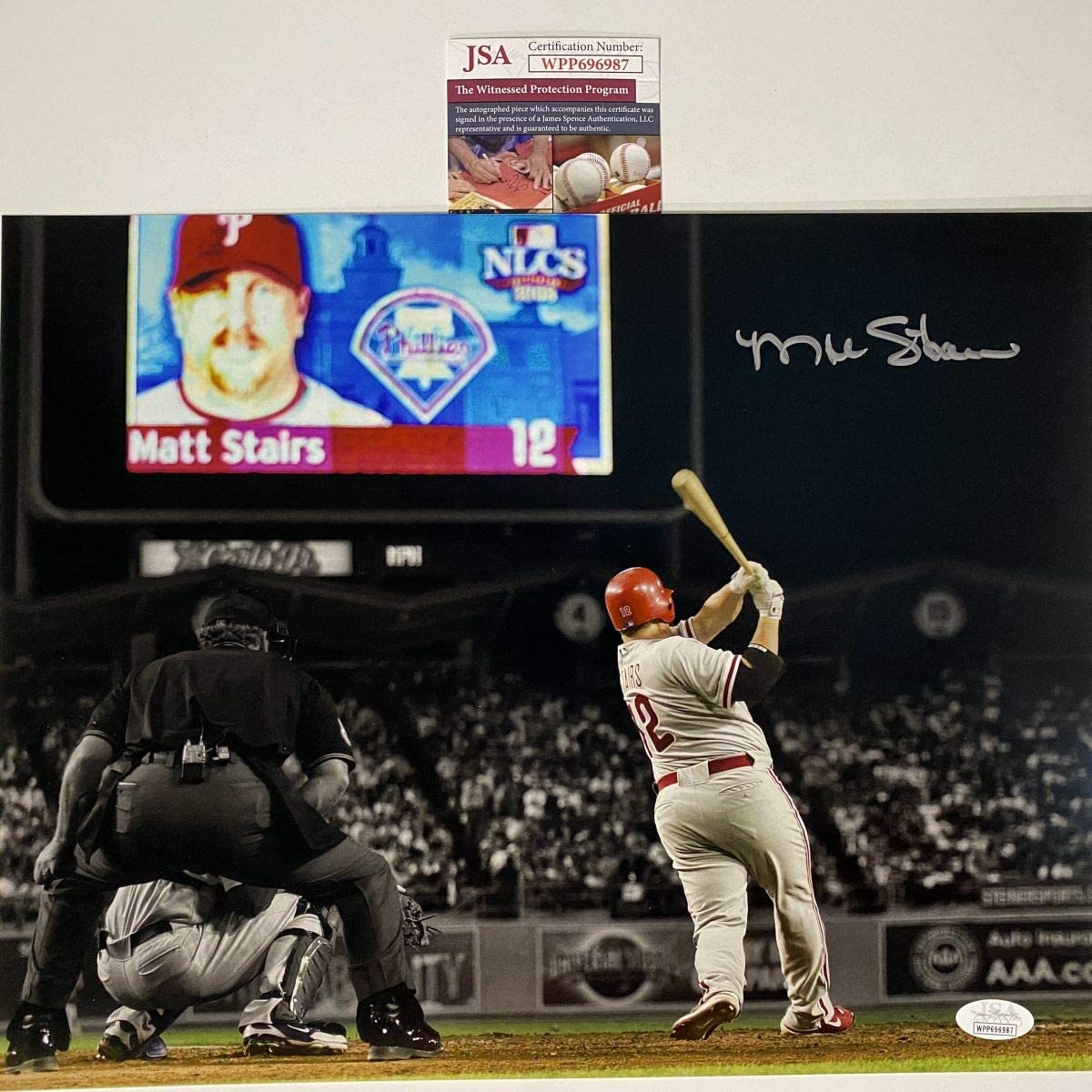 autographed-signed-matt-stairs-moon-shot-philadelphia-phillies-11x14-baseball-photo-jsa-coa