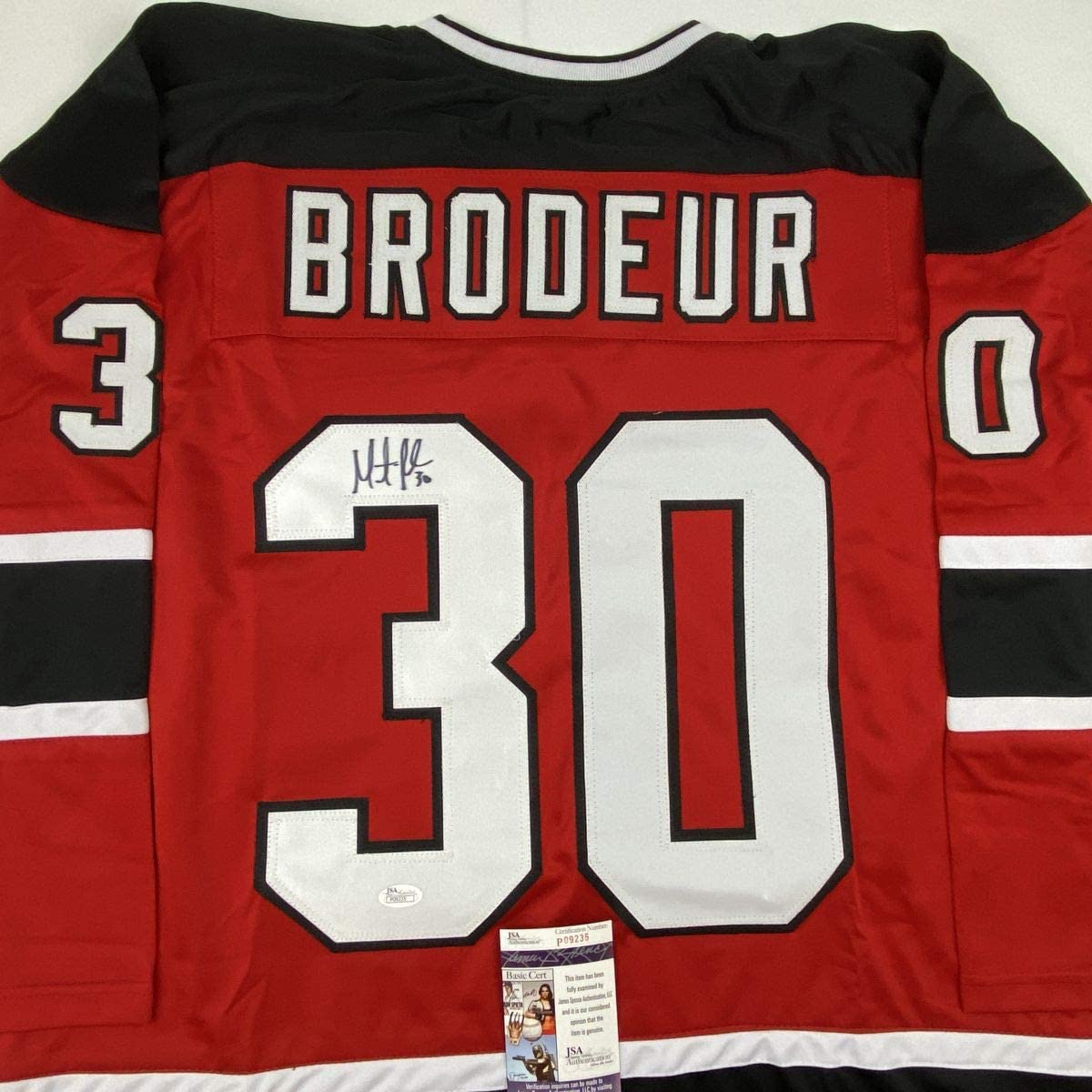 autographed-signed-martin-marty-brodeur-new-jersey-red-hockey-jersey-jsa-coa