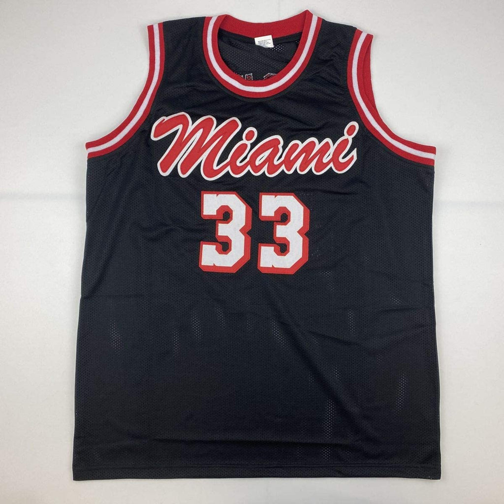 autographed-signed-alonzo-mourning-miami-black-basketball-jersey-jsa-coa