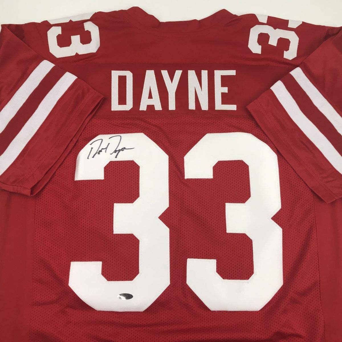 autographed-signed-ron-dayne-wisconsin-red-college-football-jersey-tristar-coa