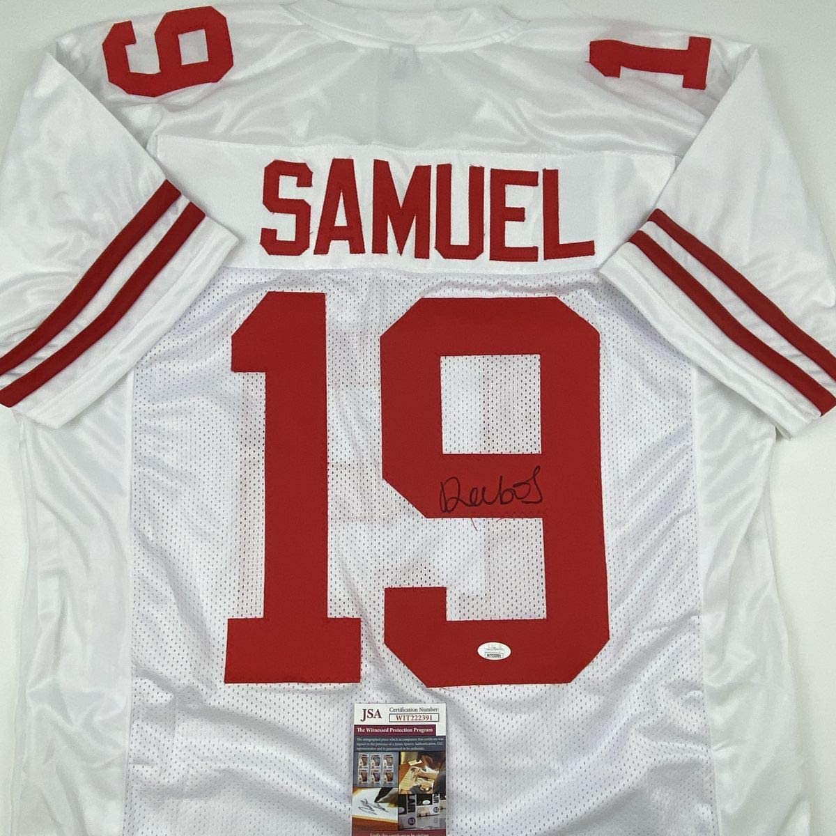autographed-signed-deebo-samuel-san-francisco-white-football-jersey-jsa-coa