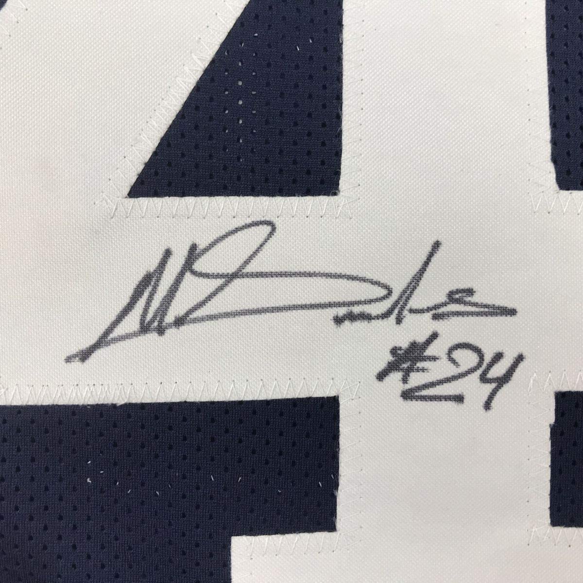 autographed-signed-miles-sanders-penn-state-blue-college-football-jersey-jsa-coa