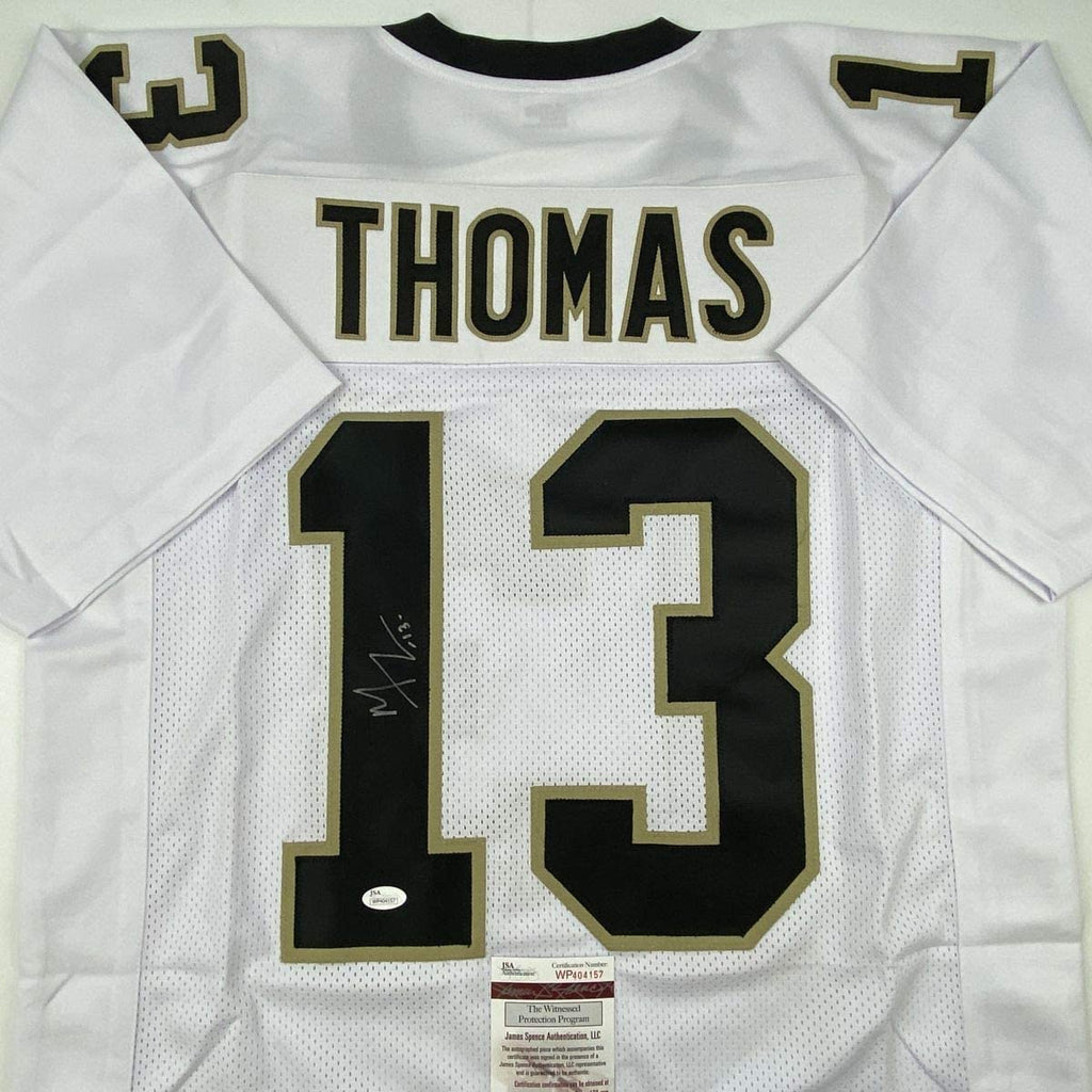 autographed-signed-michael-thomas-new-orleans-white-football-jersey-jsa-coa