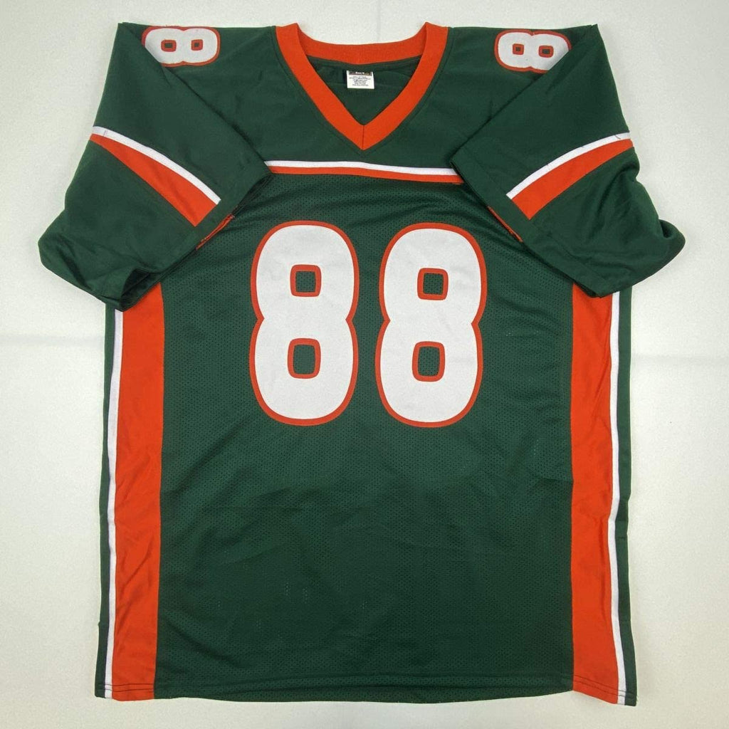 autographed-signed-jeremy-shockey-miami-green-college-football-jersey-jsa-coa