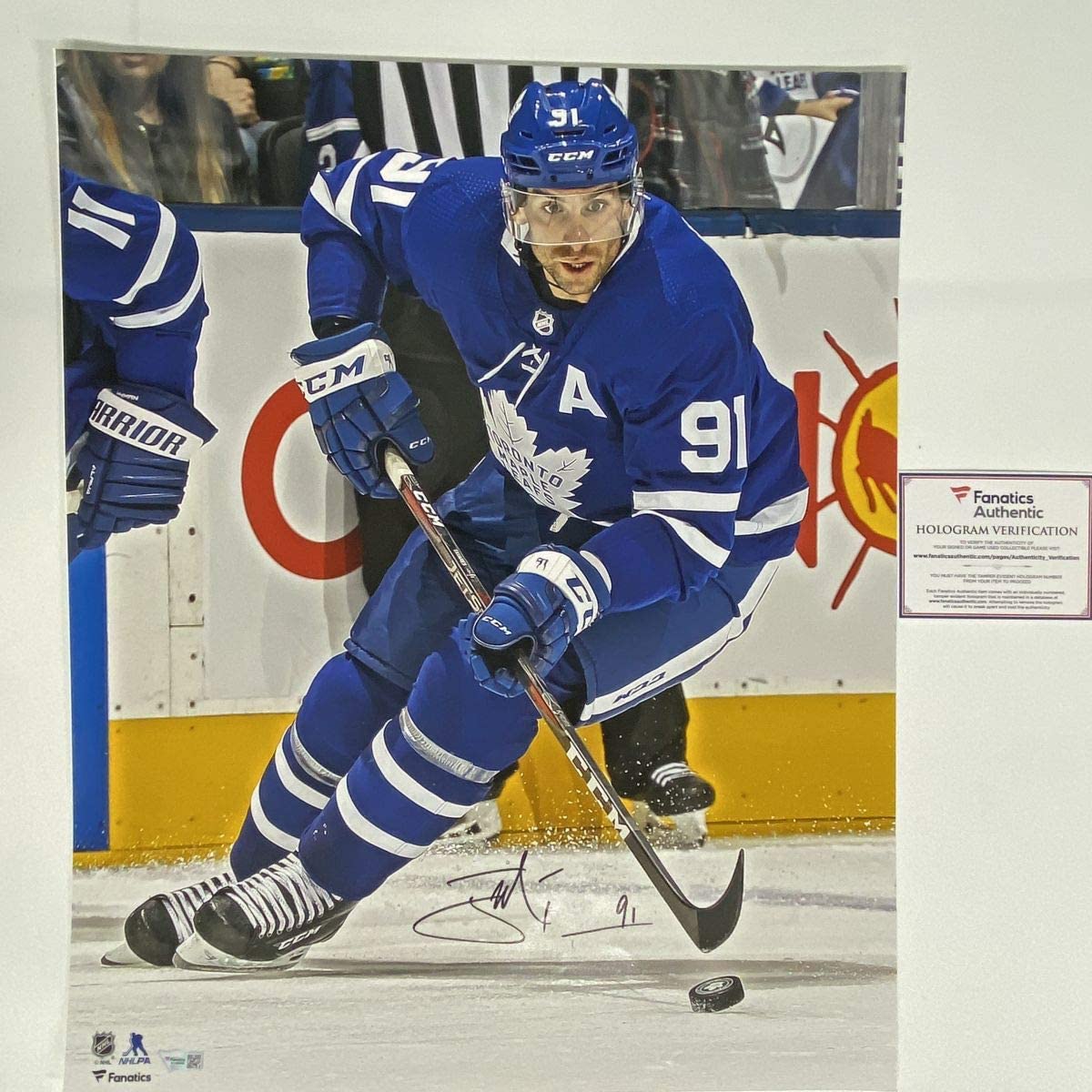 autographed-signed-john-tavares-toronto-maple-leafs-16x20-hockey-photo-fanatics-coa