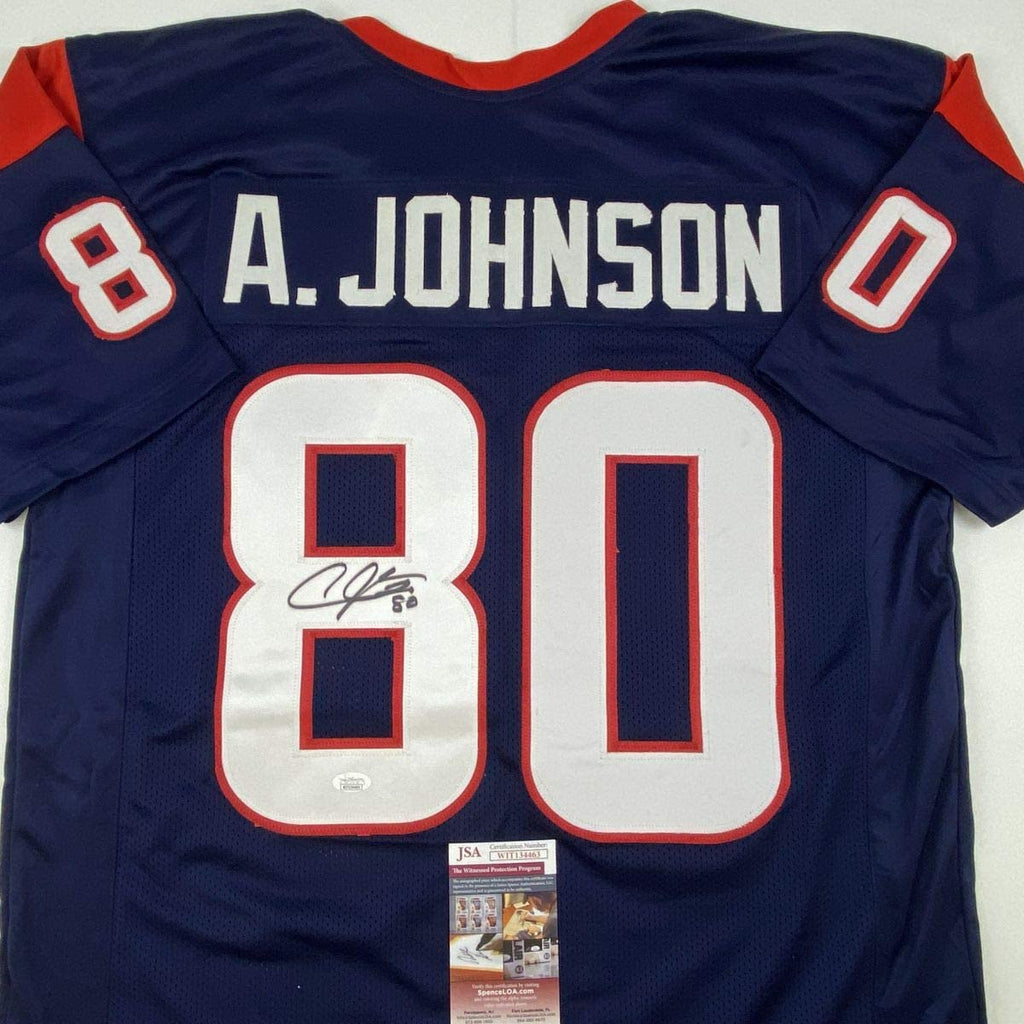 autographed-signed-andre-johnson-houston-blue-football-jersey-jsa-coa