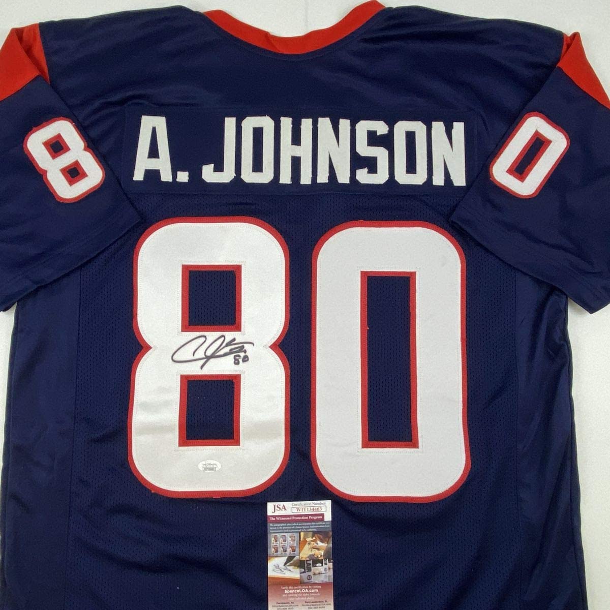 autographed-signed-andre-johnson-houston-blue-football-jersey-jsa-coa