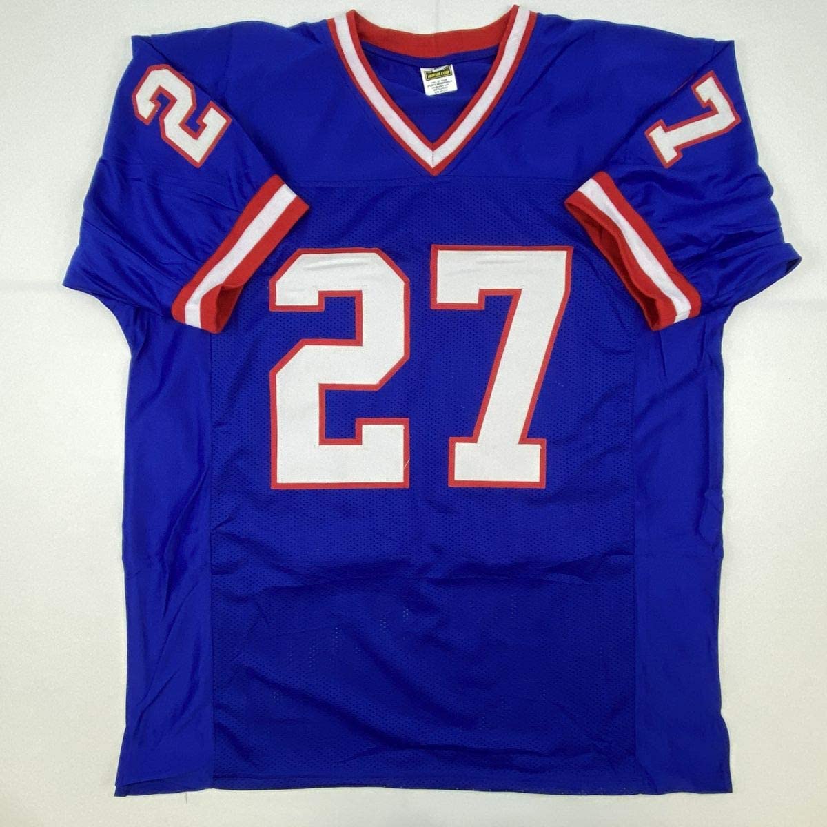 autographed-signed-rodney-hampton-new-york-blue-football-jersey-jsa-coa
