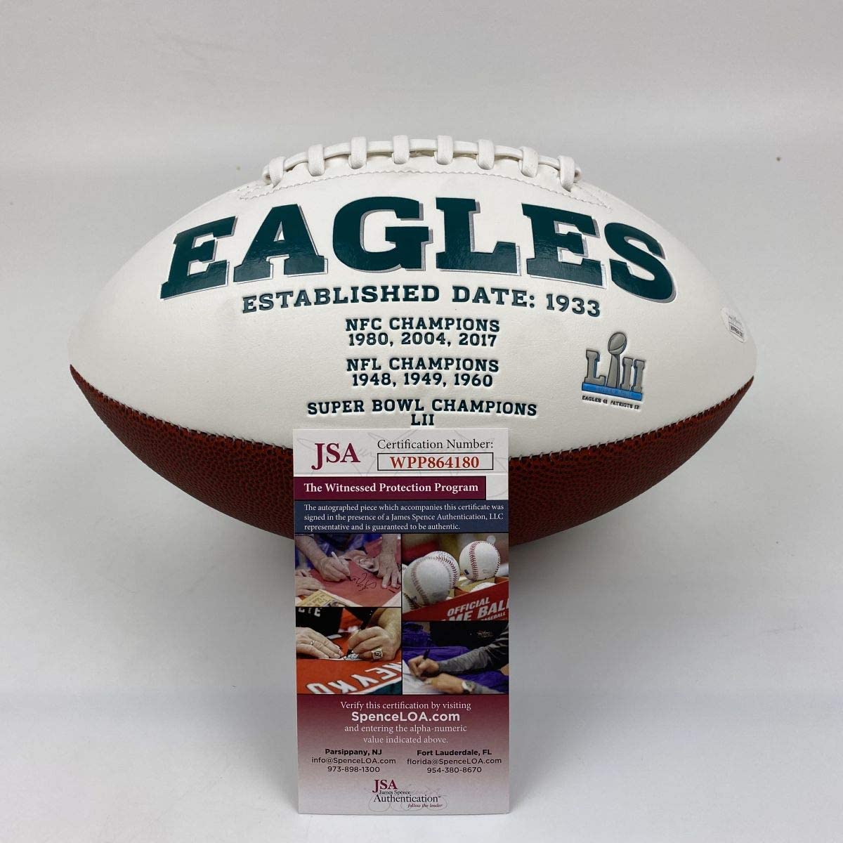 autographed-signed-jason-kelce-philadelphia-eagles-full-size-f-s-white-panel-logo-football-psa-dna-coa