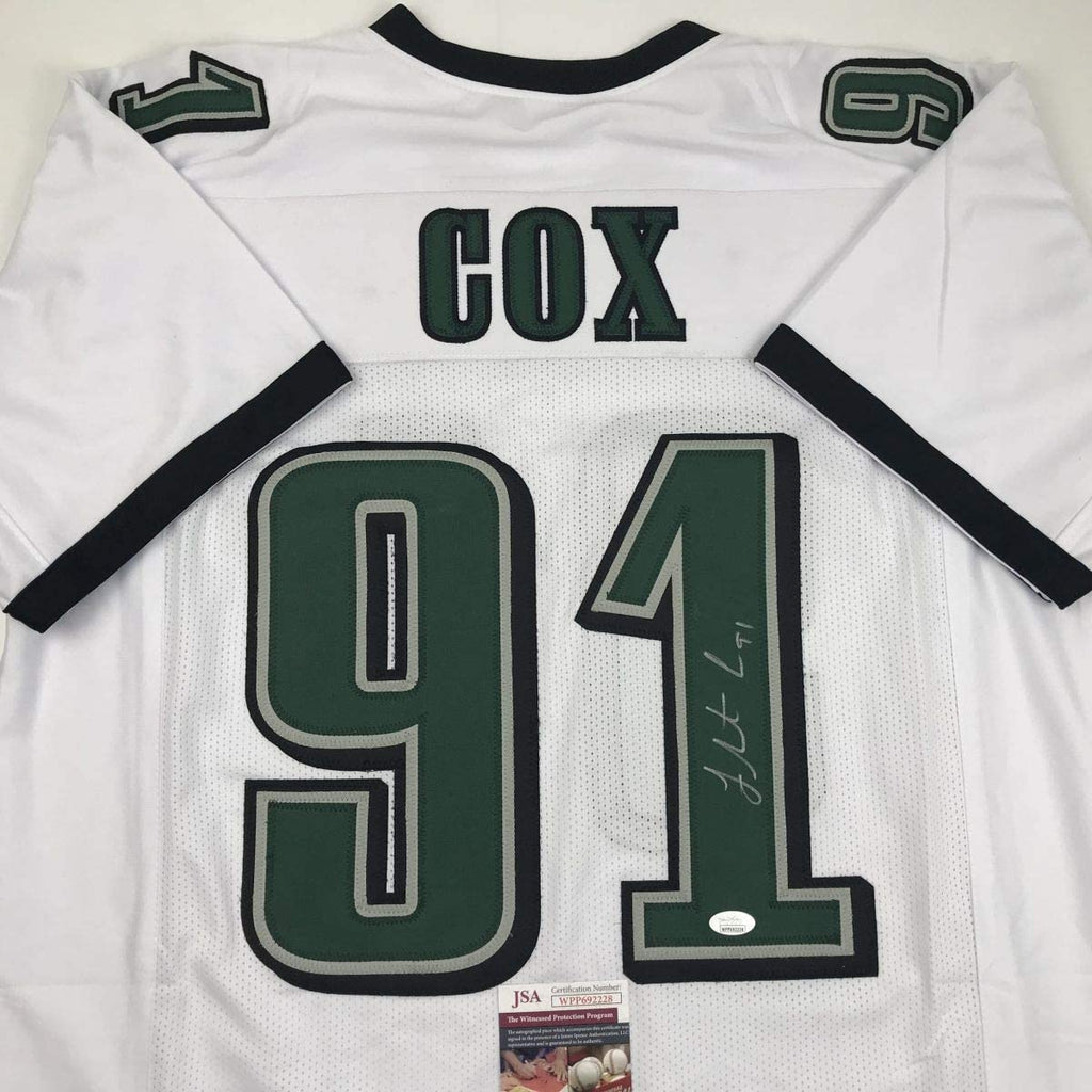 autographed-signed-fletcher-cox-philadelphia-white-football-jersey-jsa-coa