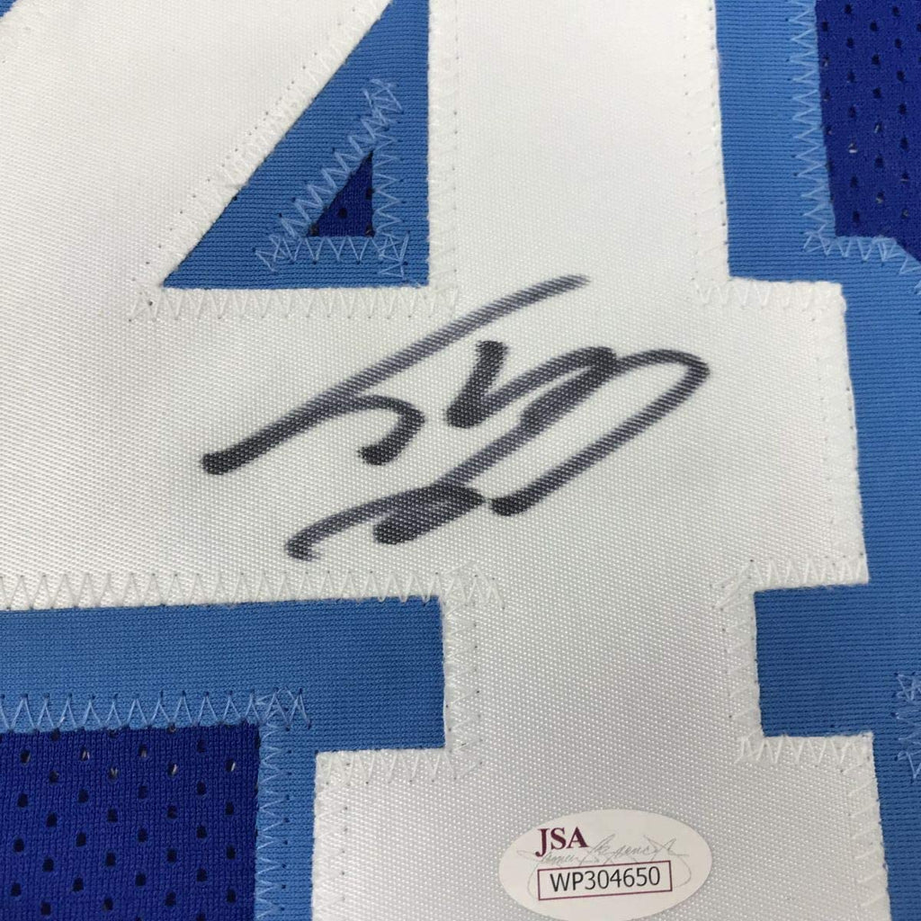 autographed-signed-shaquille-shaq-oneal-los-angeles-la-retro-blue-basketball-jersey-jsa-coa
