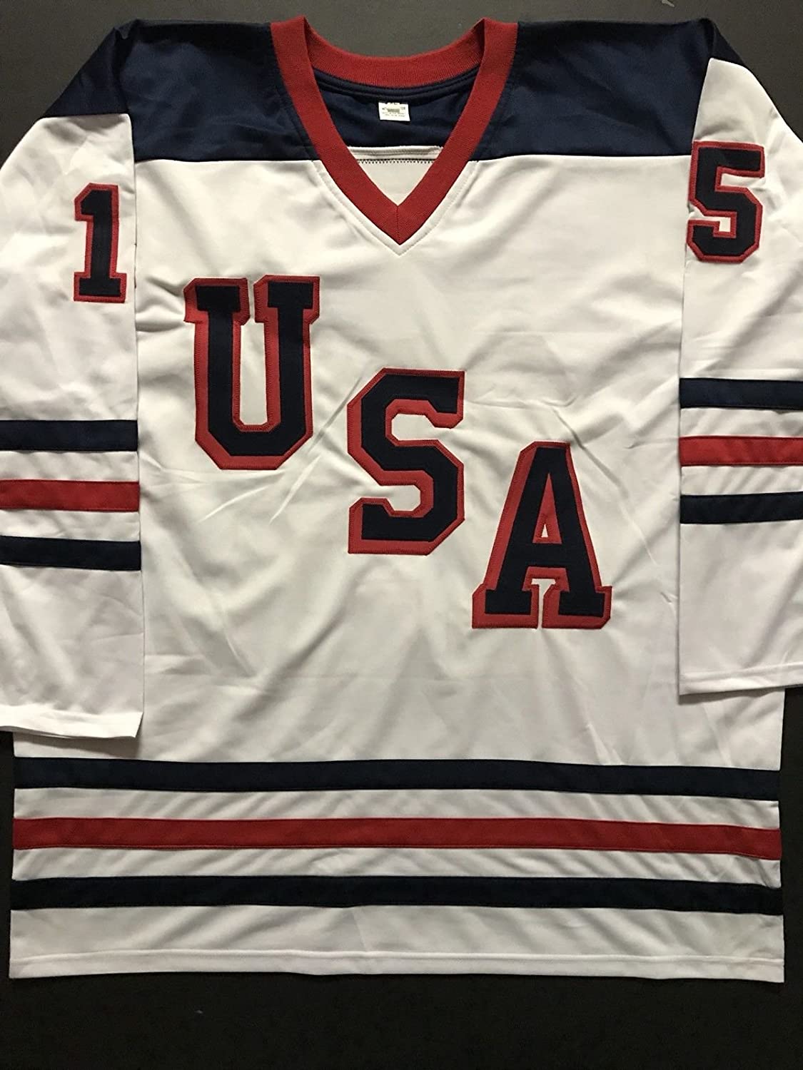 autographed-signed-jamie-langenbrunner-team-usa-united-states-white-hockey-jersey-jsa-coa