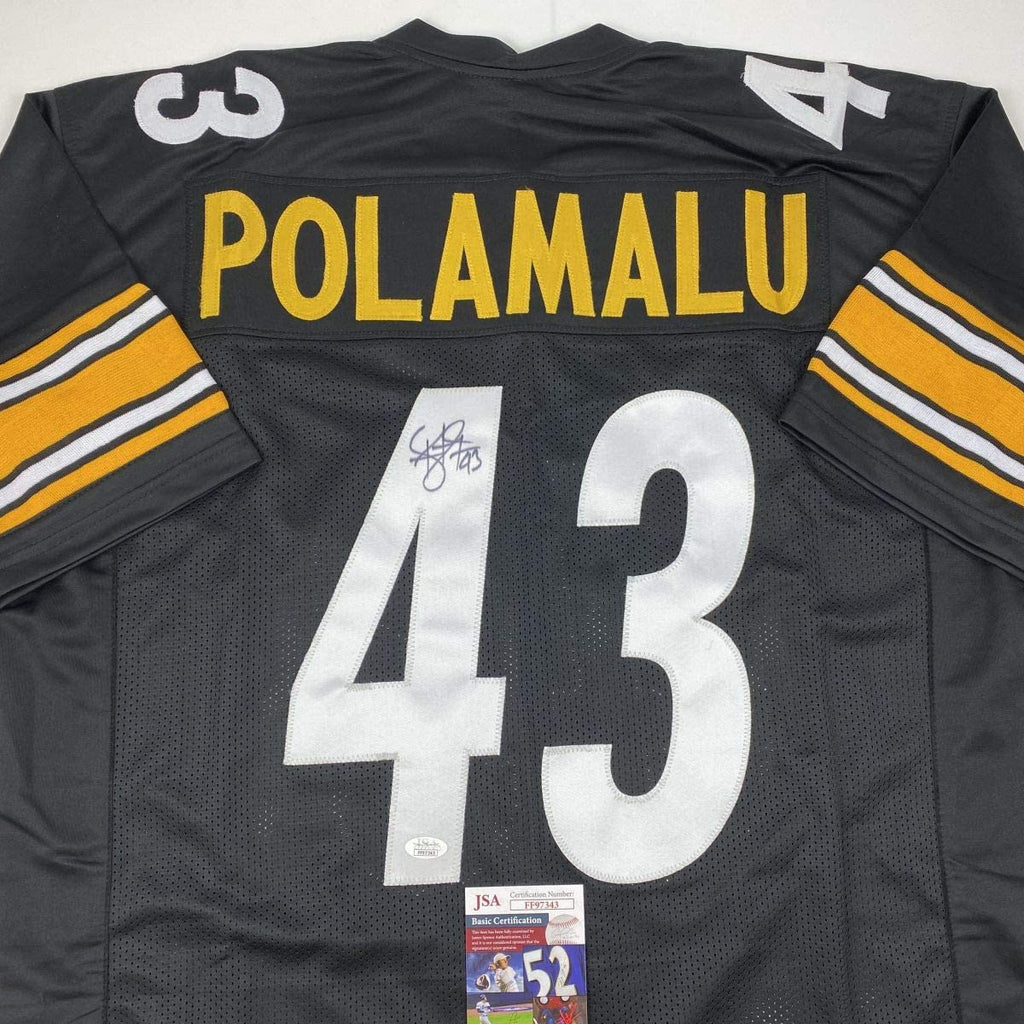 autographed-signed-troy-polamalu-pittsburgh-black-football-jersey-jsa-coa