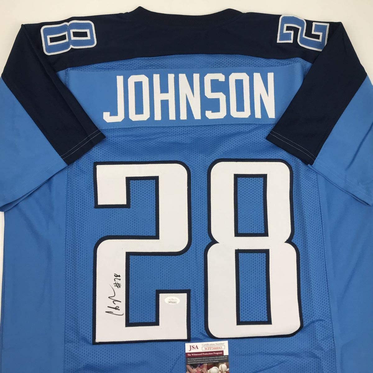 autographed-signed-chris-johnson-tennessee-powder-blue-football-jersey-jsa-coa