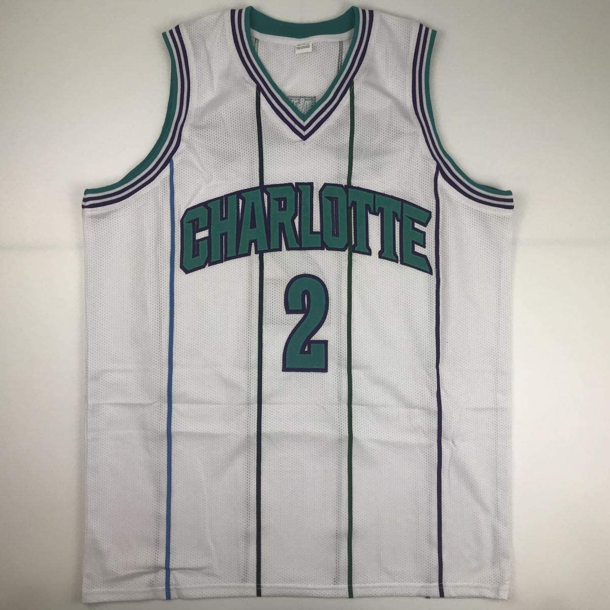 autographed-signed-larry-johnson-charlotte-white-basketball-jersey-psa-dna-coa