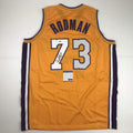 autographed-signed-dennis-rodman-los-angeles-la-yellow-basketball-jersey-psa-dna-coa