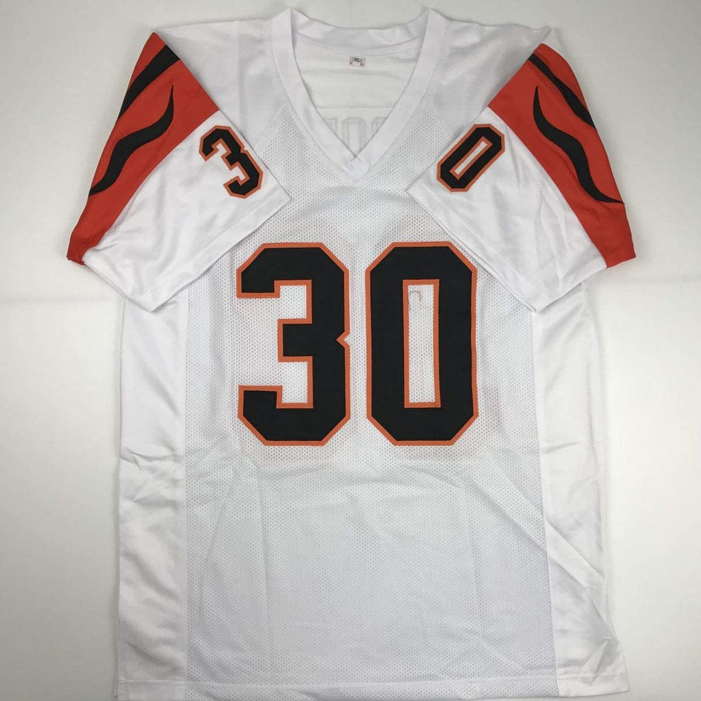 autographed-signed-ickey-woods-who-dey-cincinnati-white-football-jersey-jsa-coa