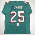 autographed-signed-xavien-howard-miami-teal-football-jersey-psa-dna-coa