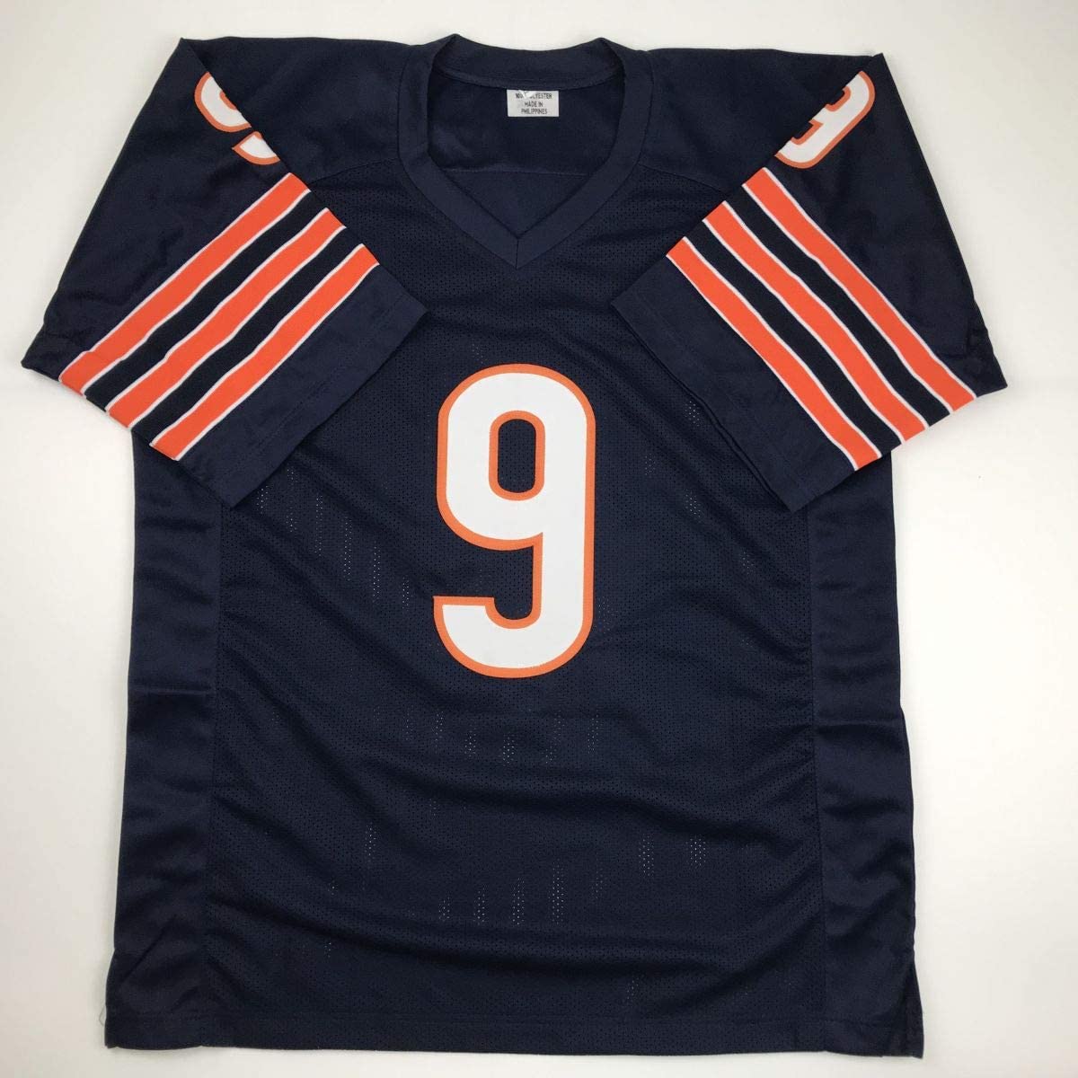 autographed-signed-jim-mcmahon-chicago-blue-football-jersey-beckett-bas-coa