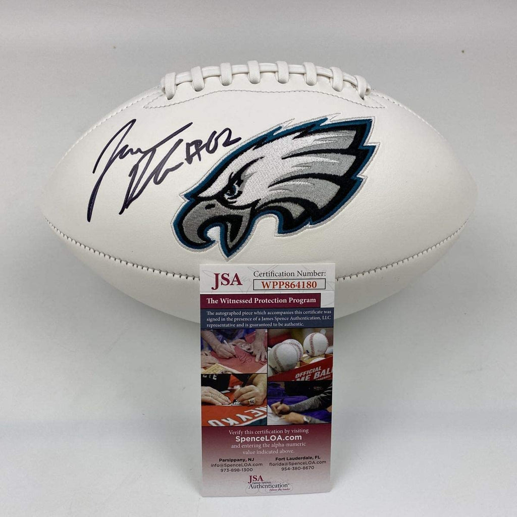 autographed-signed-jason-kelce-philadelphia-eagles-full-size-f-s-white-panel-logo-football-psa-dna-coa
