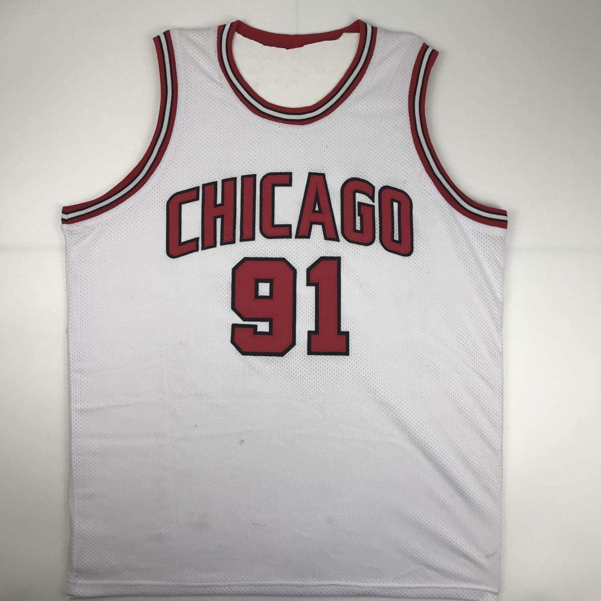 autographed-signed-dennis-rodman-chicago-white-basketball-jersey-jsa-coa