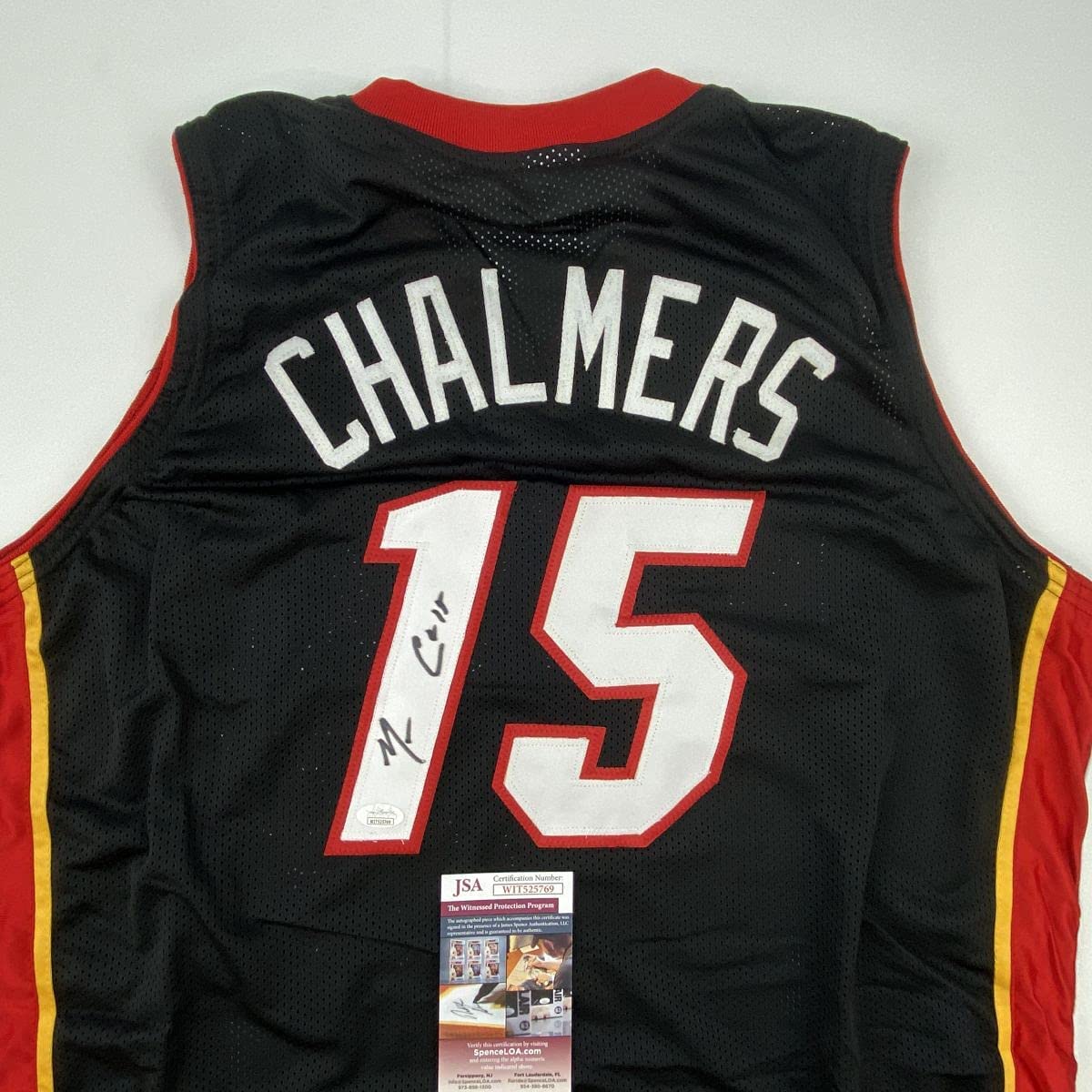 autographed-signed-mario-chalmers-miami-black-basketball-jersey-jsa-coa