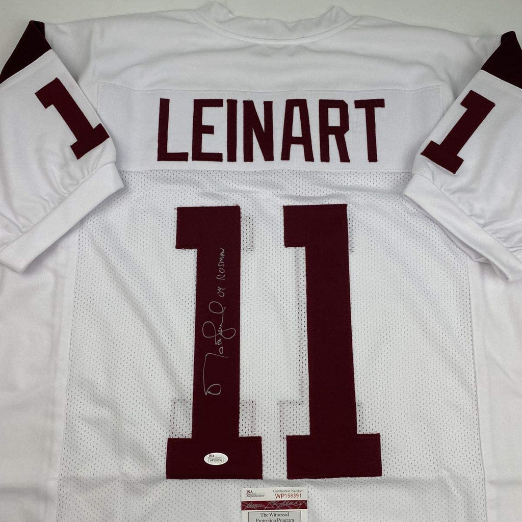 autographed-signed-matt-leinart-04-heisman-usc-southen-cal-white-college-football-jersey-jsa-coa