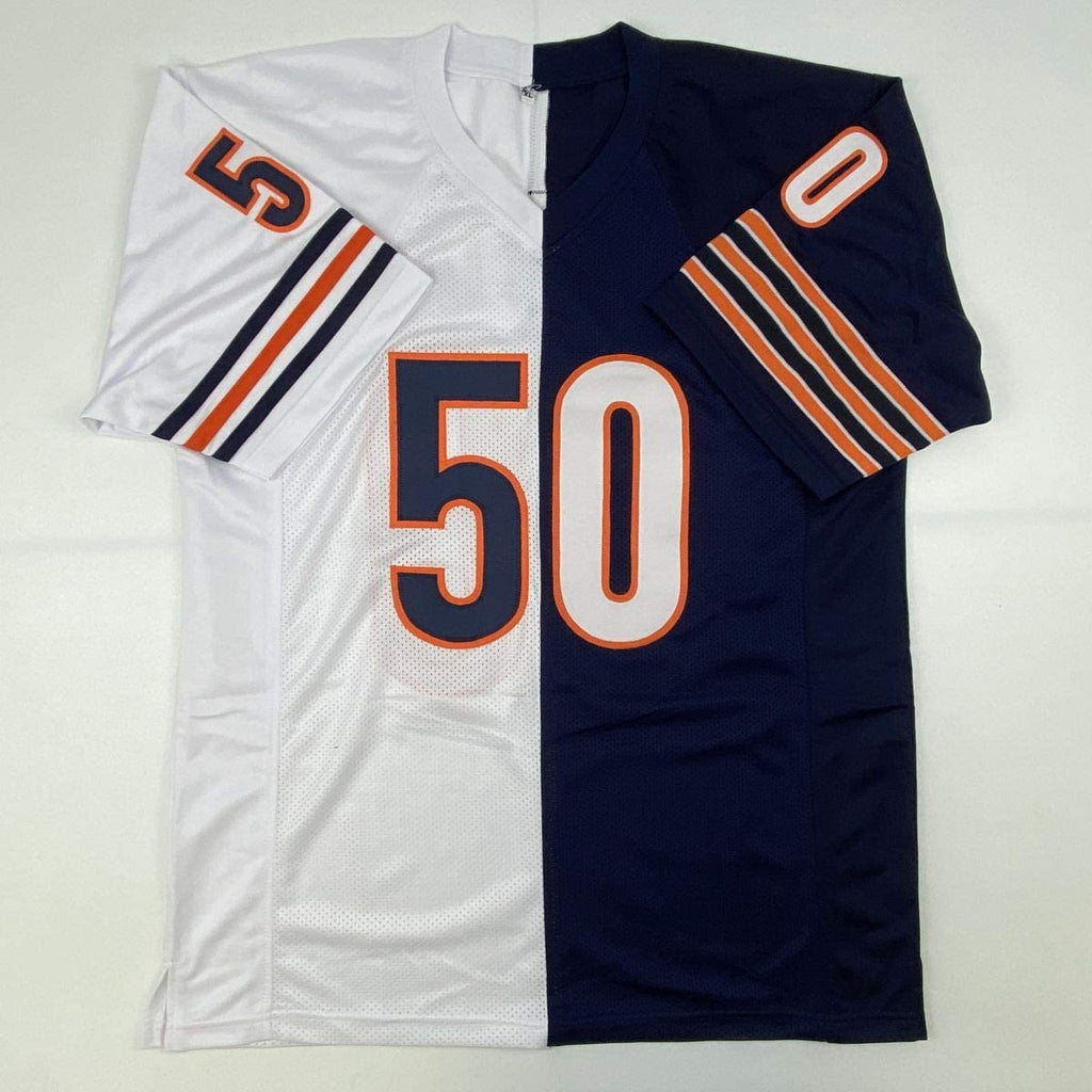 autographed-signed-mike-singletary-hof-98-chicago-split-football-jersey-jsa-coa