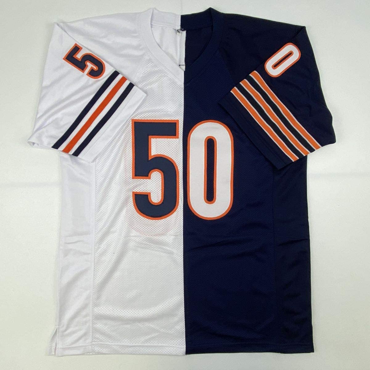 autographed-signed-mike-singletary-hof-98-chicago-split-football-jersey-jsa-coa