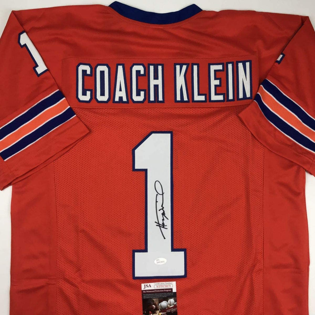 autographed-signed-henry-winkler-coach-klein-the-waterboy-sclsu-mud-dogs-orange-football-jersey-jsa-coa