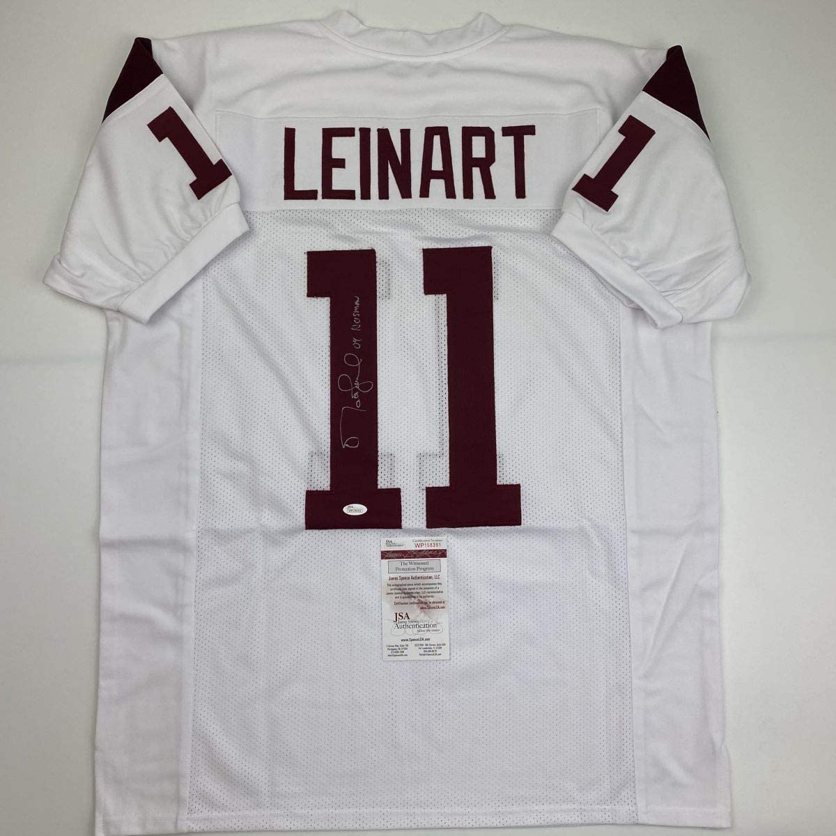 autographed-signed-matt-leinart-04-heisman-usc-southen-cal-white-college-football-jersey-jsa-coa