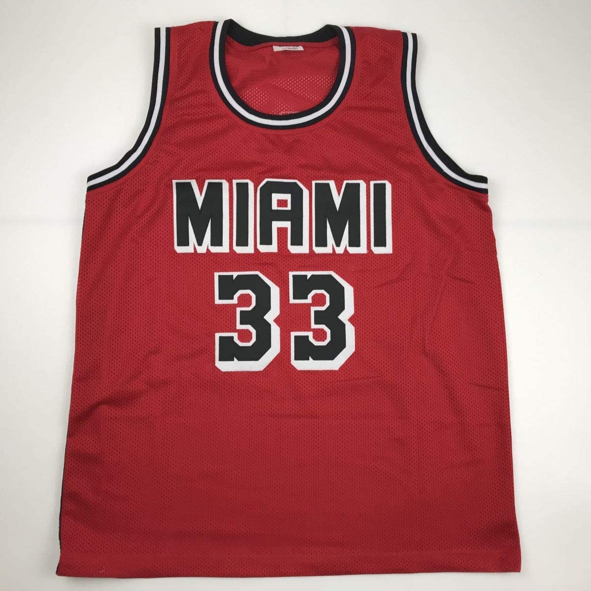 autographed-signed-alonzo-mourning-miami-red-basketball-jersey-jsa-coa