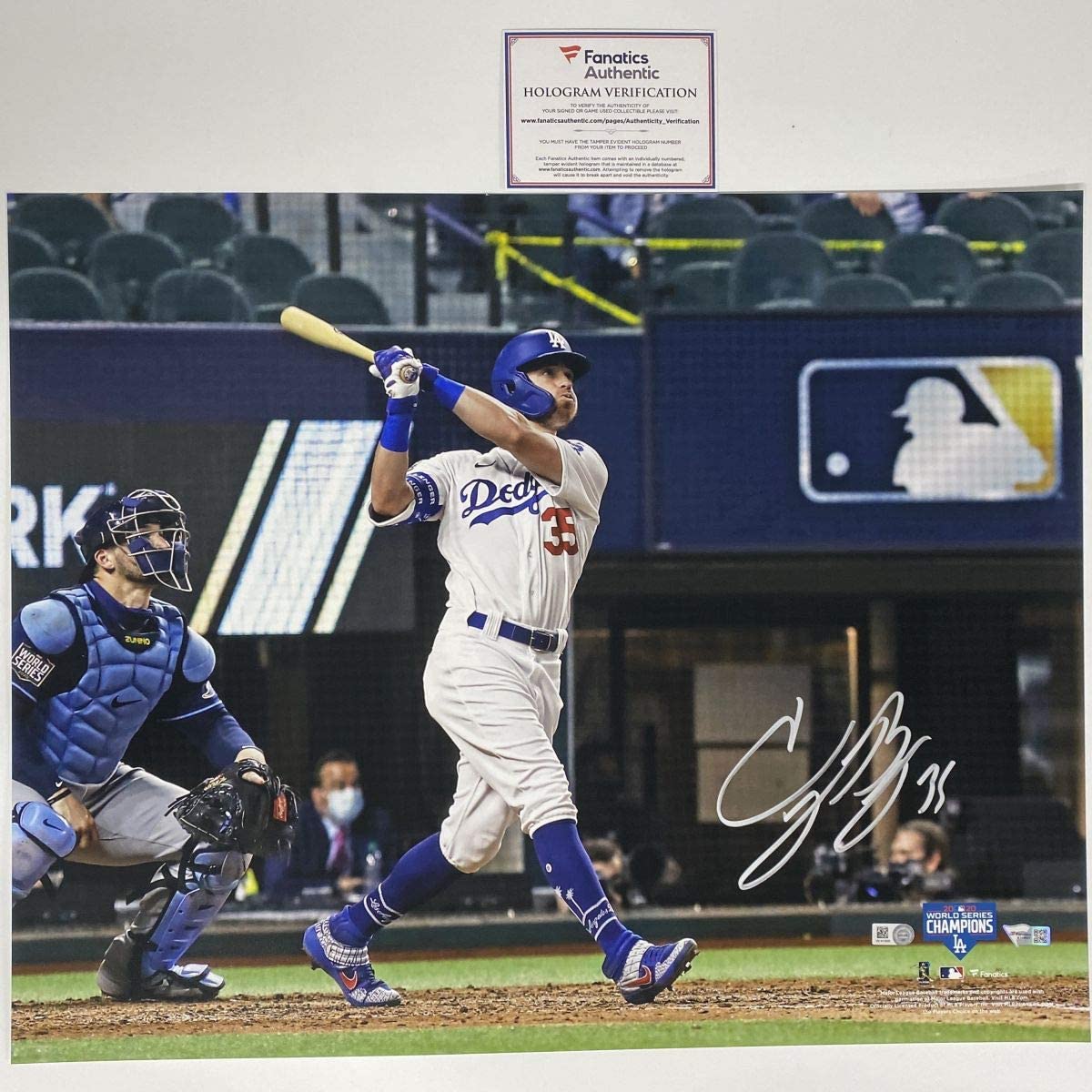 autographed-signed-cody-bellinger-2020-world-series-los-angeles-la-dodgers-16x20-baseball-photo-fanatics-coa